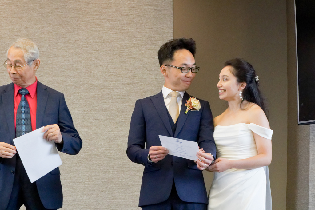 Melody and Eton wedding photo