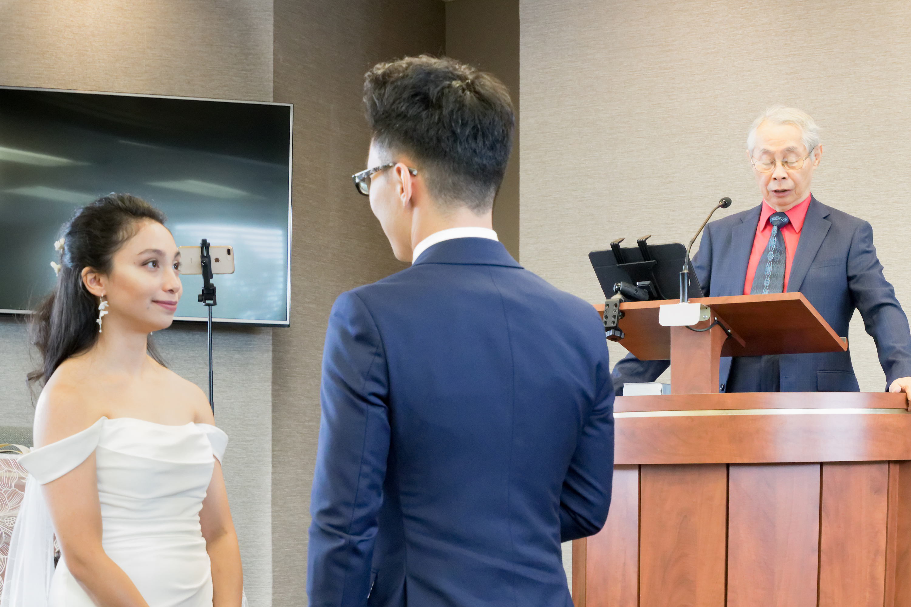 Melody and Eton wedding photo